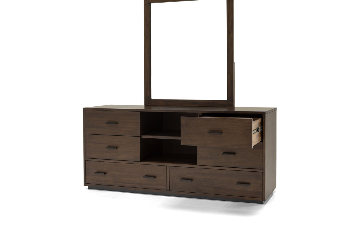 Nova Domus Fantasia Contemporary Walnut Dresser