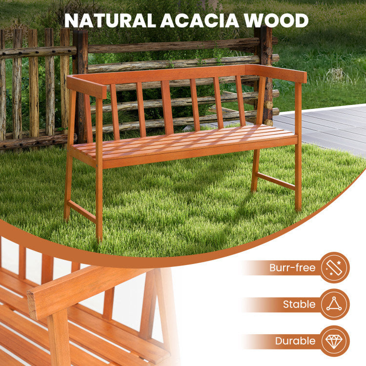 Outdoor Acacia Wood Bench