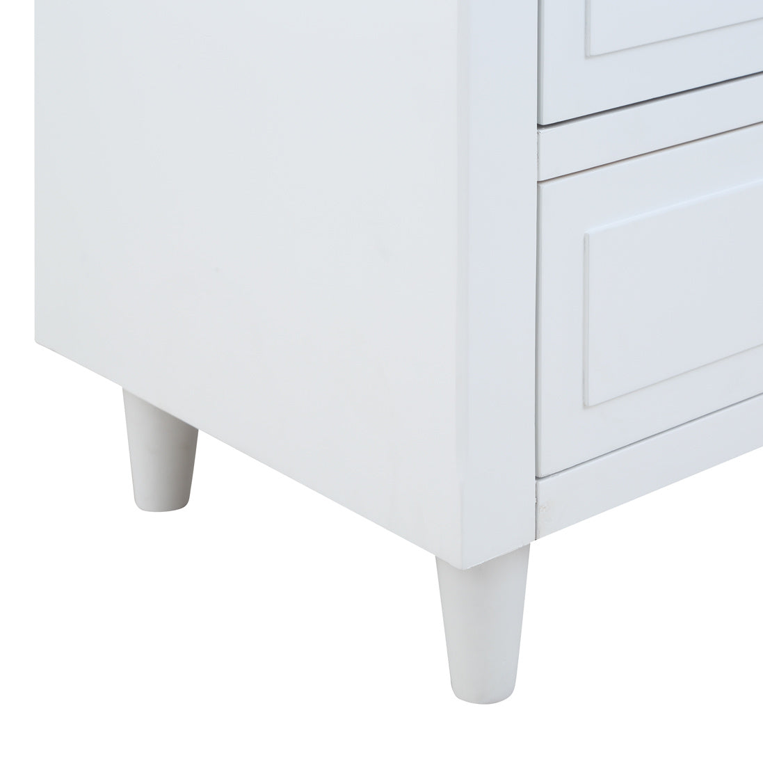 Bold 3-Drawer Nightstand Wood Storage Cabinet