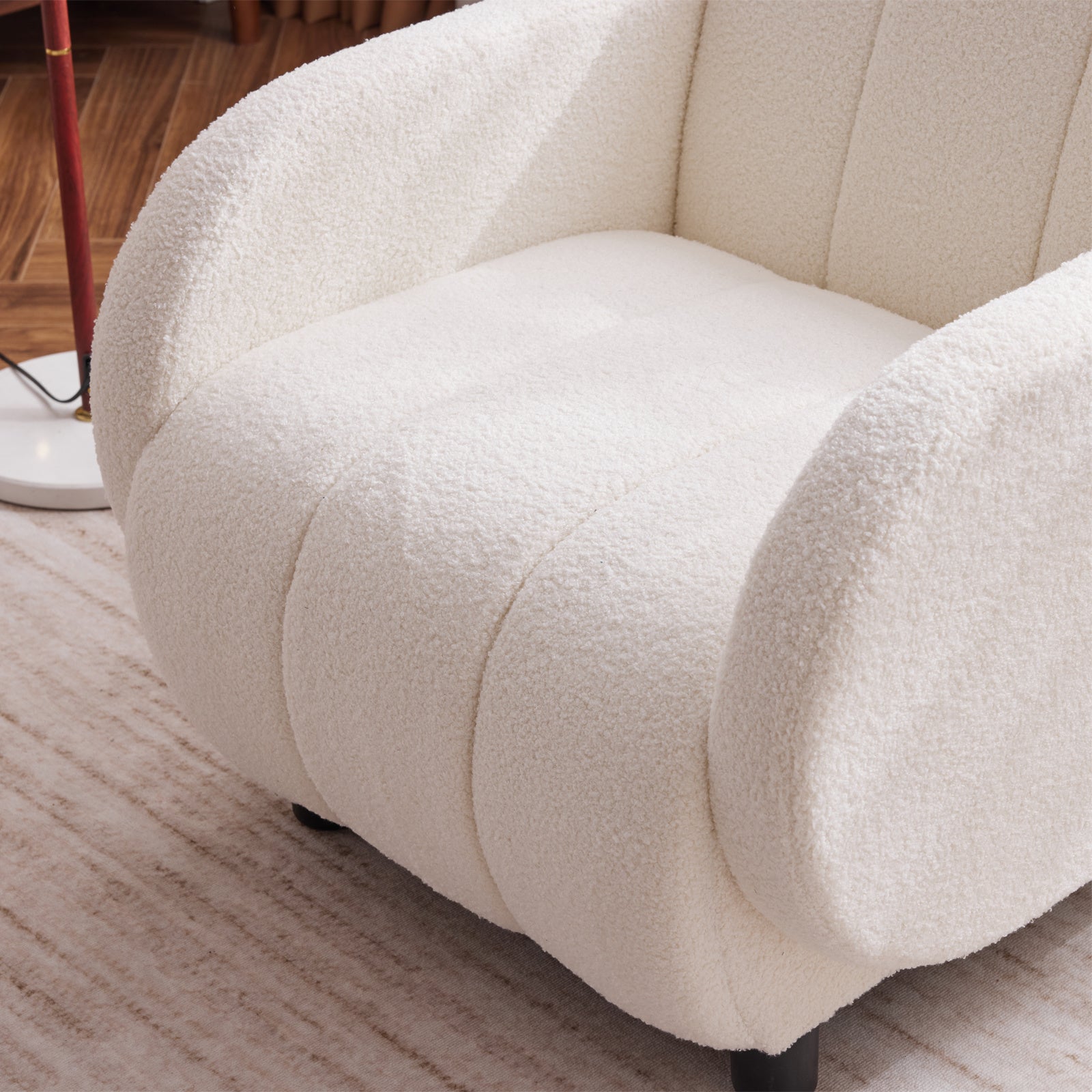 Modern Fabric Upholstered Reading Lounge Chair