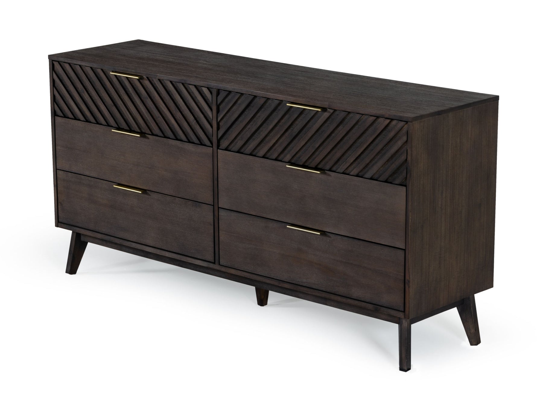 Modrest Daisy Mid-Century Dark Acacia Dresser