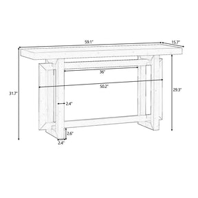 U_STYLE Contemporary Console Table