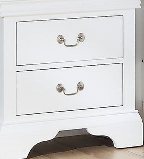 Modern White Drawers Bedside Nightstand