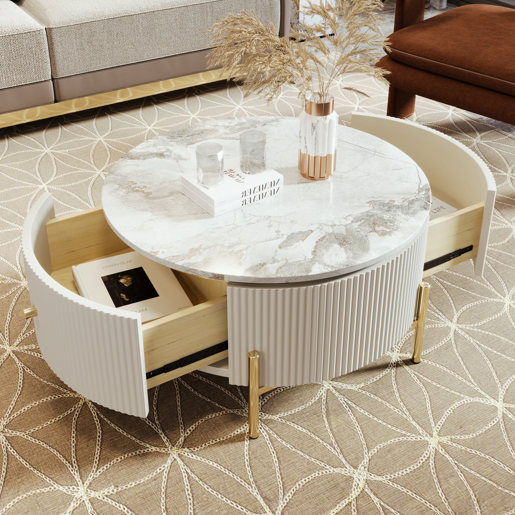 Modern Round Coffee Table