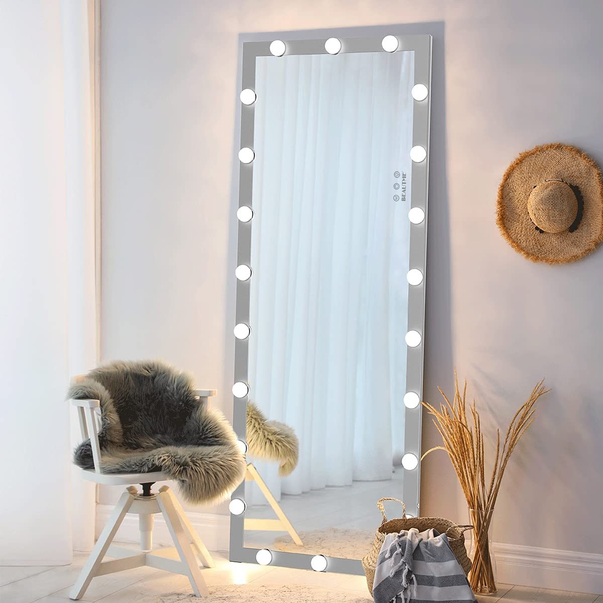 Hollywood Full Length Mirror with Lights