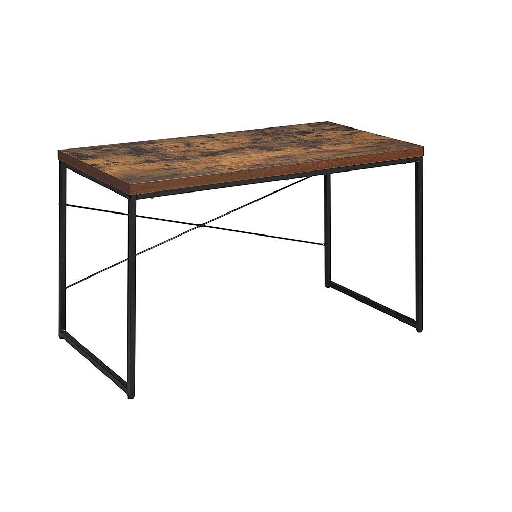 Bob Writing Desk in Weathered Oak & Black