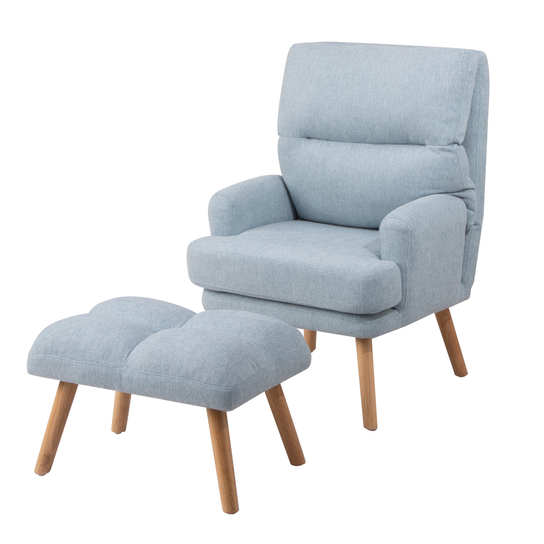 Accent Chair with Ottoman Set Lounge Chair