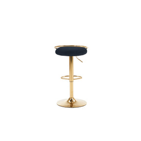 velvet Padded 360° Swivel Bar Stools (Set of 2)