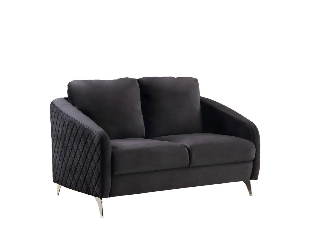 modern Velvet Loveseat