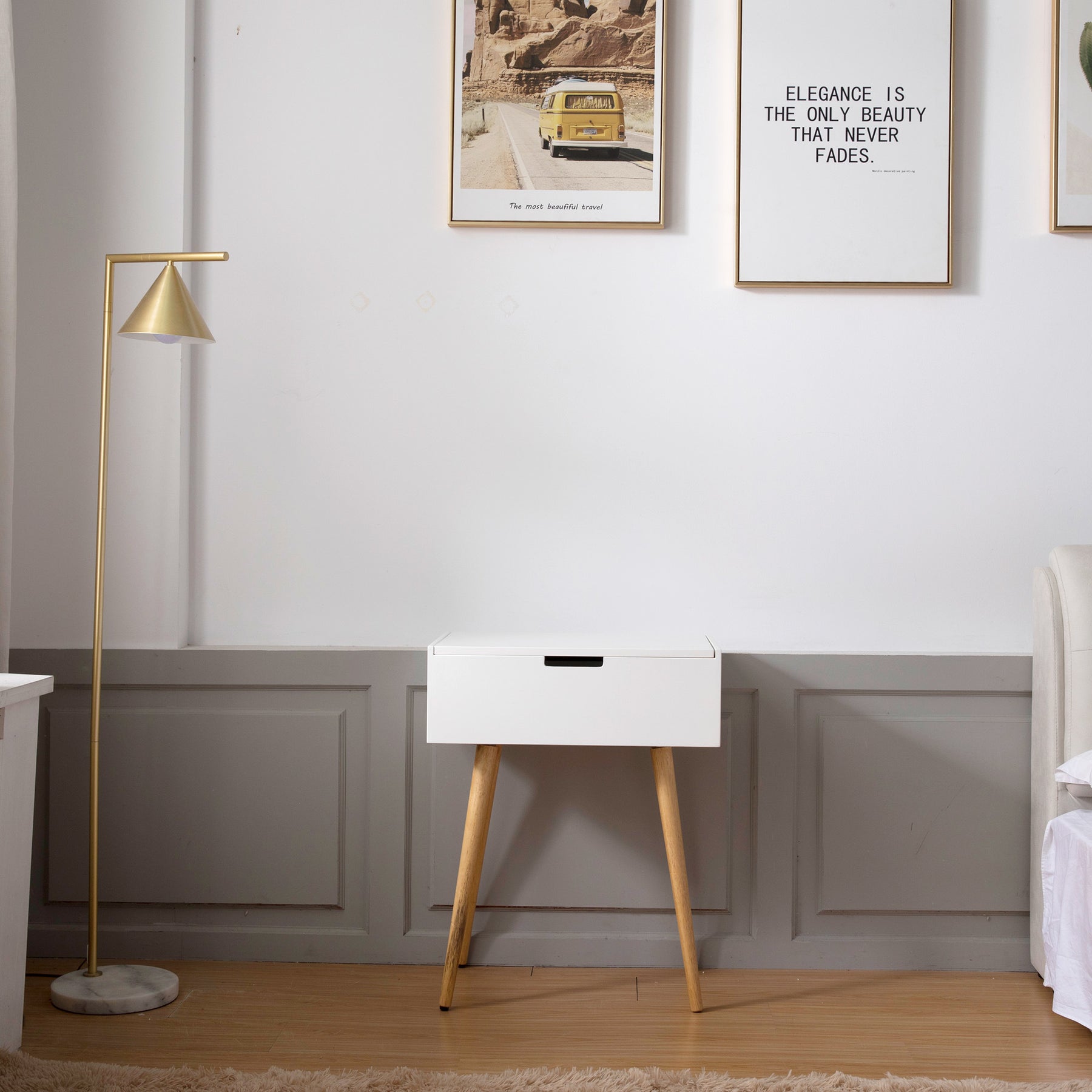 Luxury Solid Wood Dresser With Mirror