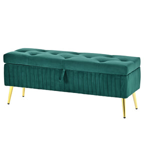 Button-Tufted Ottoman